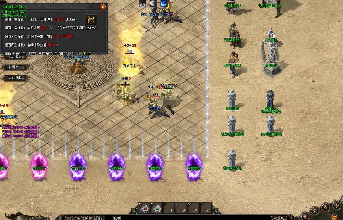 激情单职业传奇 | 六道成长神器版 GOM引擎 | 雪山之巅中土魔域截图9